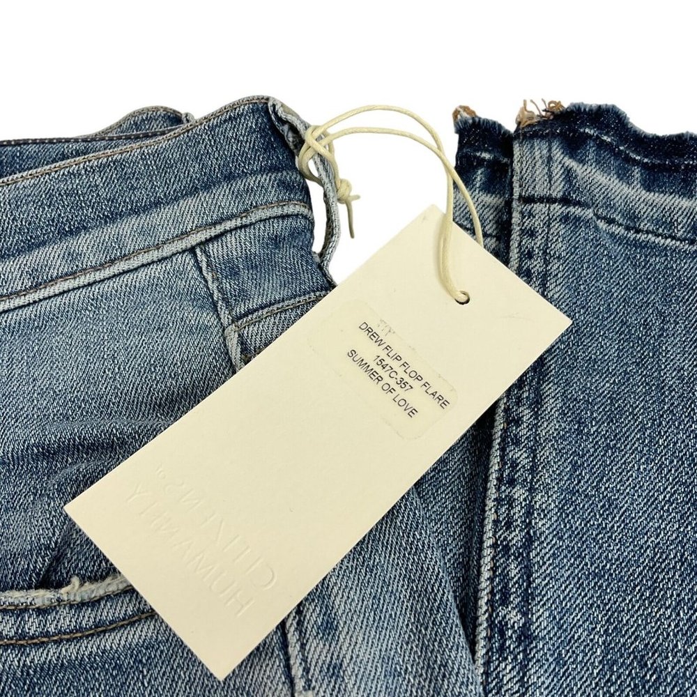 Citizens of Humanity Jeans Women's Sz 28 Blue Drew Flip Flop Flare Mid $228 Nwt - Picture 6 of 16